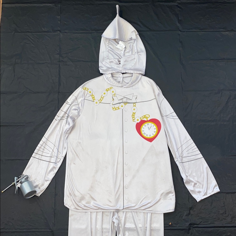 Authentic Wizard of Oz Tin Man Halloween Costume in Standard Size